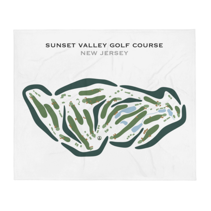 Sunset Valley Golf Course, New Jersey - Printed Golf Courses