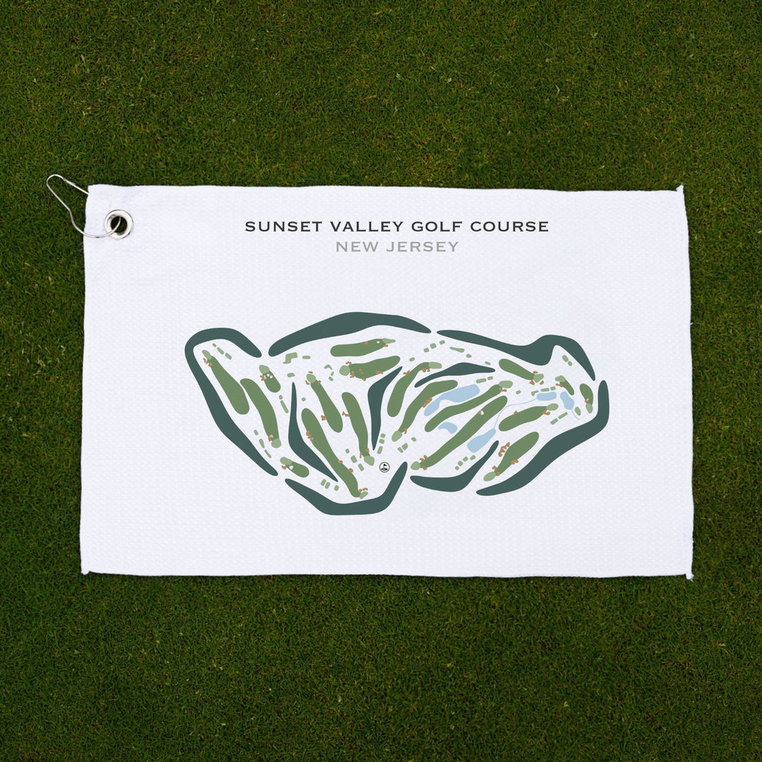 Sunset Valley Golf Course, New Jersey - Printed Golf Courses