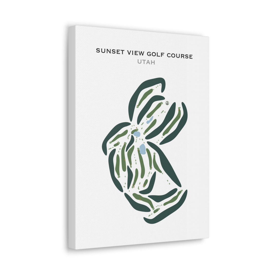 Sunset View Golf Course, Utah - Printed Golf Courses