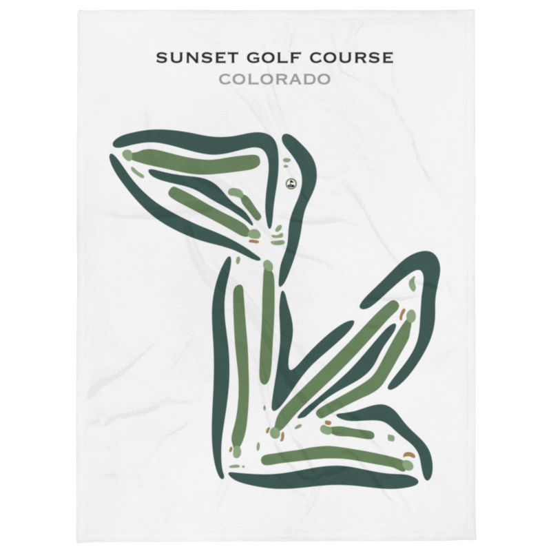 Sunset Golf Course, Colorado - Printed Golf Courses