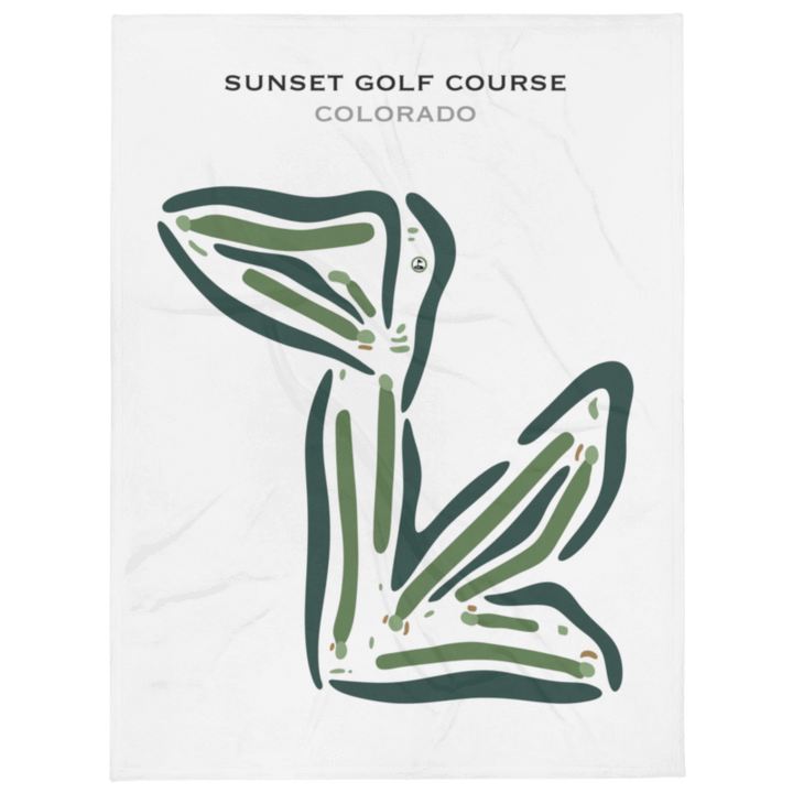 Sunset Golf Course, Colorado - Printed Golf Courses