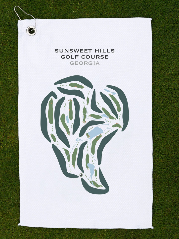 Sunsweet Hills Golf Club, Georgia - Printed Golf Courses
