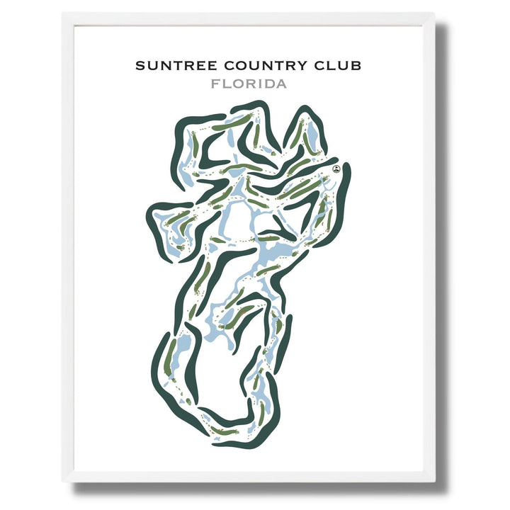 Suntree Country Club, Florida - Printed Golf Courses - Golf Course Prints