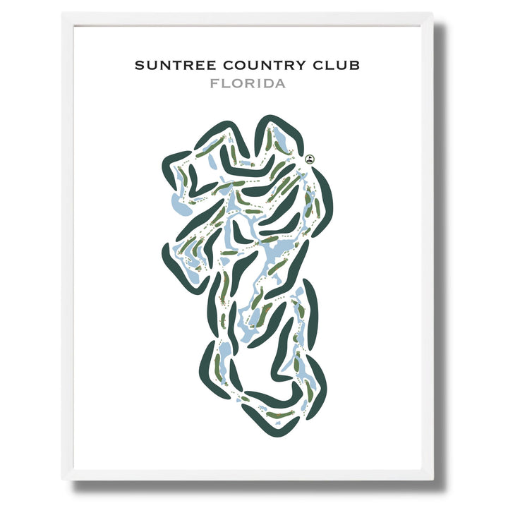 Suntree Country Club, Florida - Printed Golf Courses