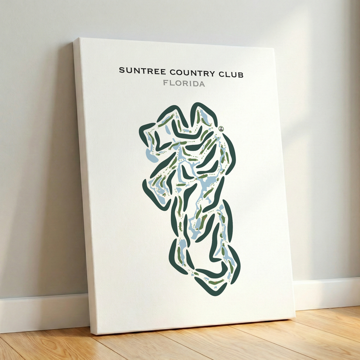 Suntree Country Club, Florida - Printed Golf Courses