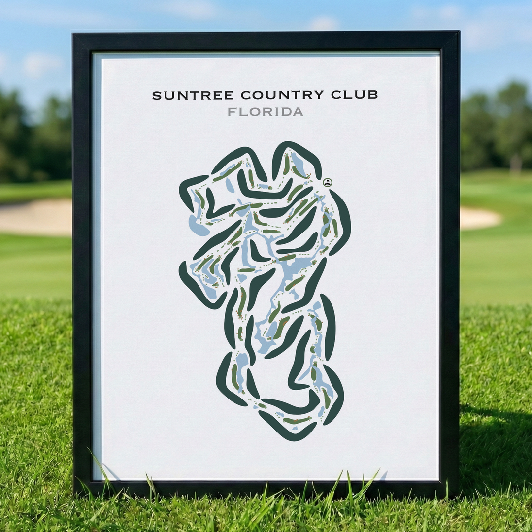 Suntree Country Club, Florida - Printed Golf Courses