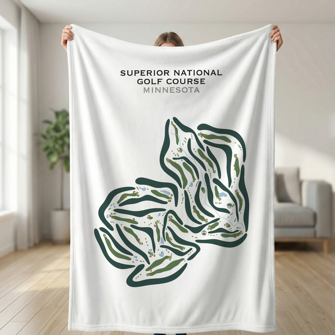 Superior National Golf Course, Minnesota - Printed Golf Courses