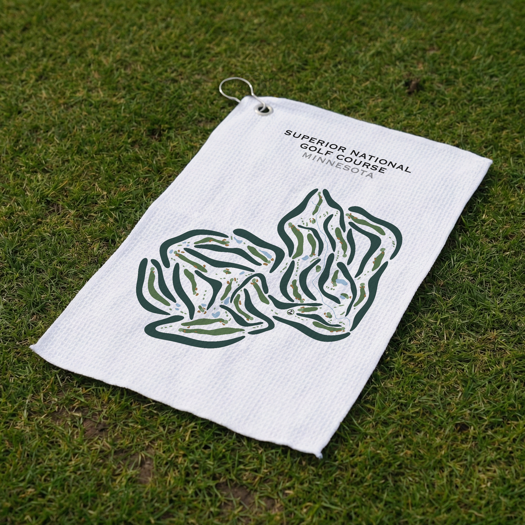 Superior National Golf Course, Minnesota - Printed Golf Courses