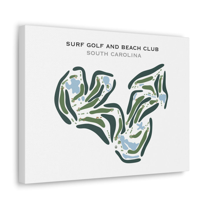 Surf Golf & Beach Club, South Carolina - Printed Golf Course