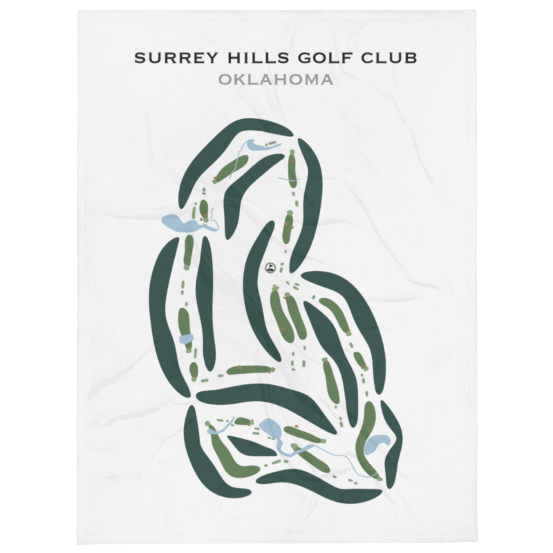 Surrey Hills Golf Club, Oklahoma - Printed Golf Courses