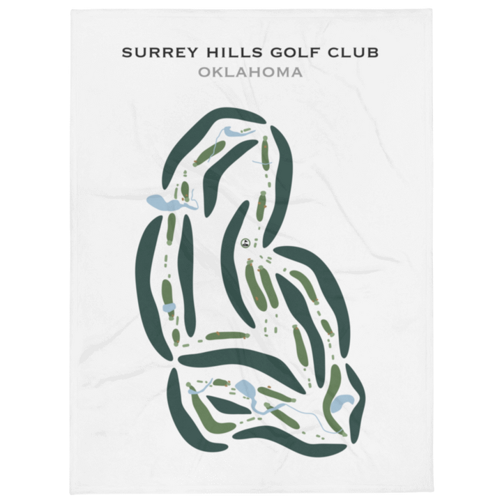 Surrey Hills Golf Club, Oklahoma - Printed Golf Courses