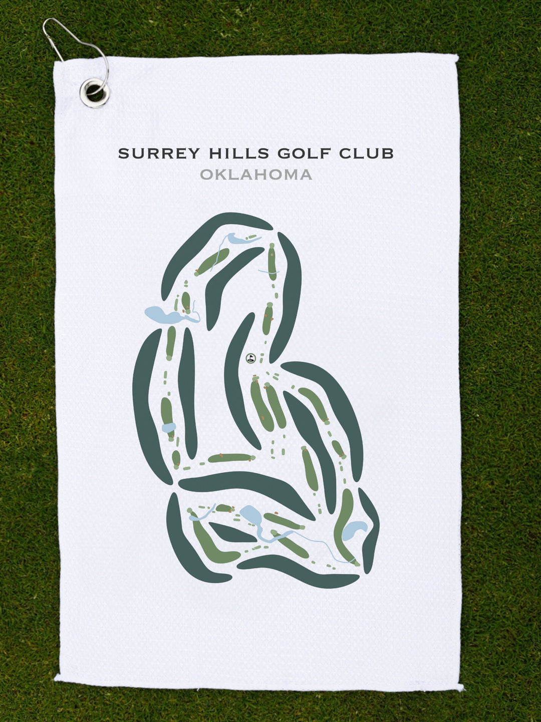 Surrey Hills Golf Club, Oklahoma - Printed Golf Courses