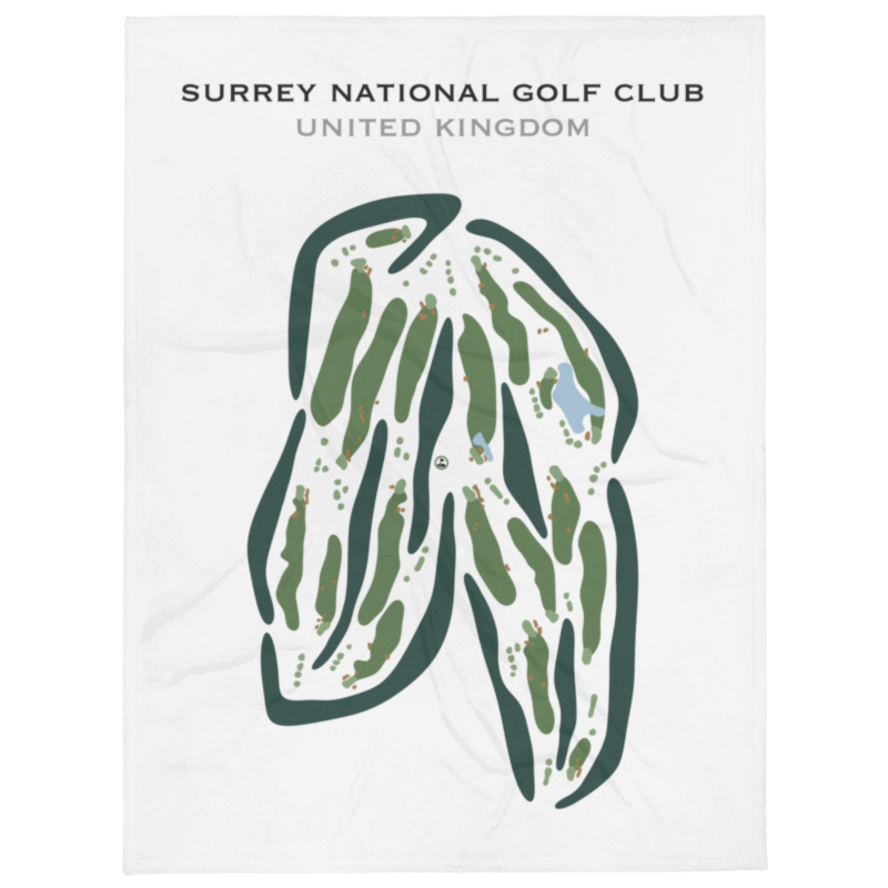 Surrey National Golf Club, United Kingdom - Printed Golf Courses