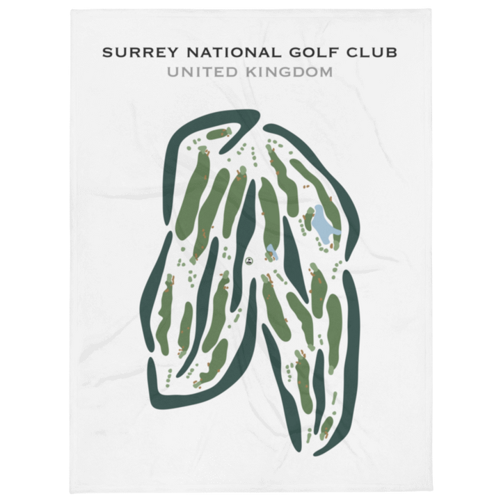 Surrey National Golf Club, United Kingdom - Printed Golf Courses