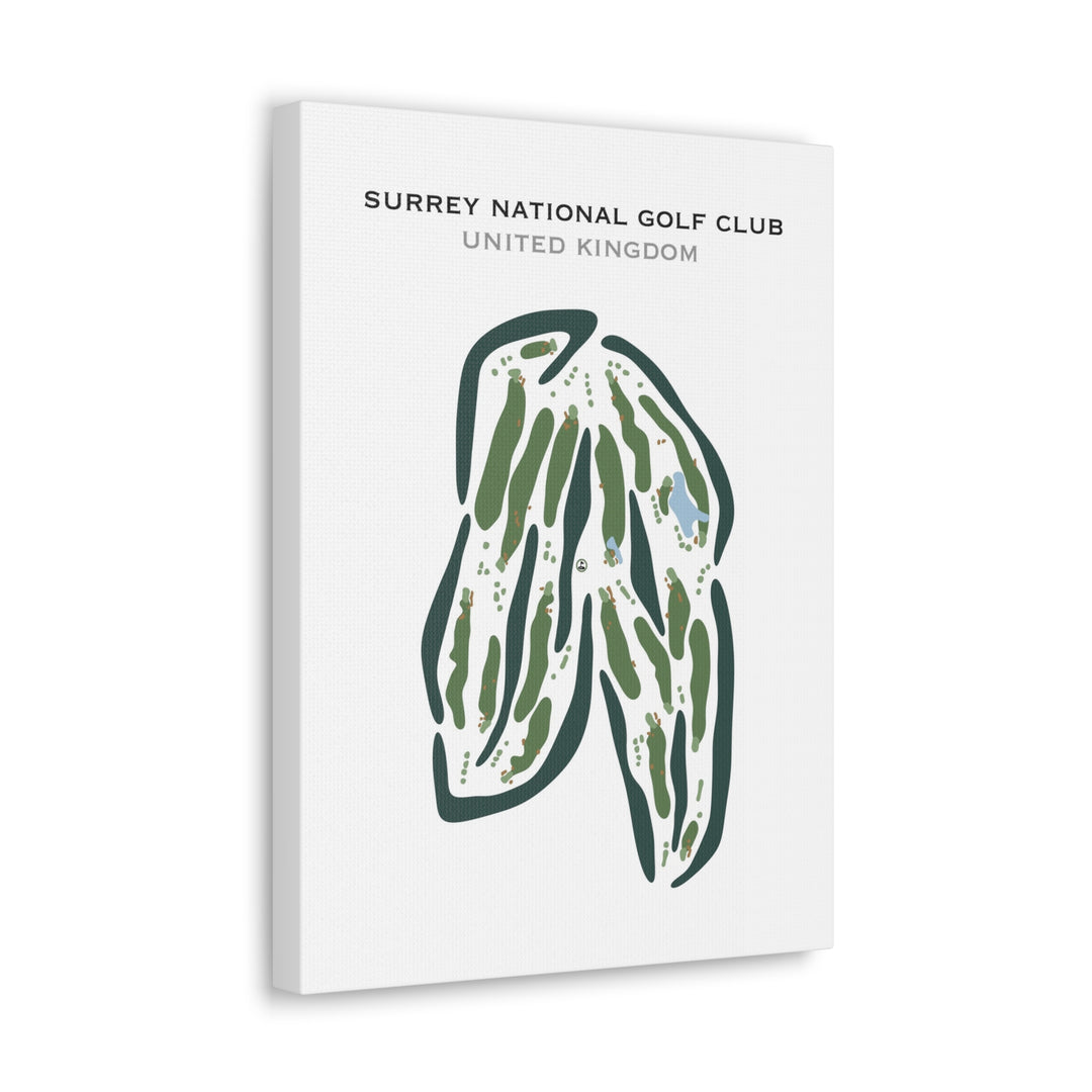 Surrey National Golf Club, United Kingdom - Printed Golf Courses