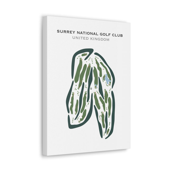 Surrey National Golf Club, United Kingdom - Printed Golf Courses