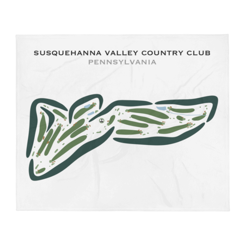 Susquehanna Valley Country Club, Pennsylvania - Printed Golf Courses