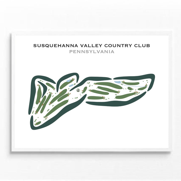 Susquehanna Valley Country Club, Pennsylvania - Printed Golf Courses