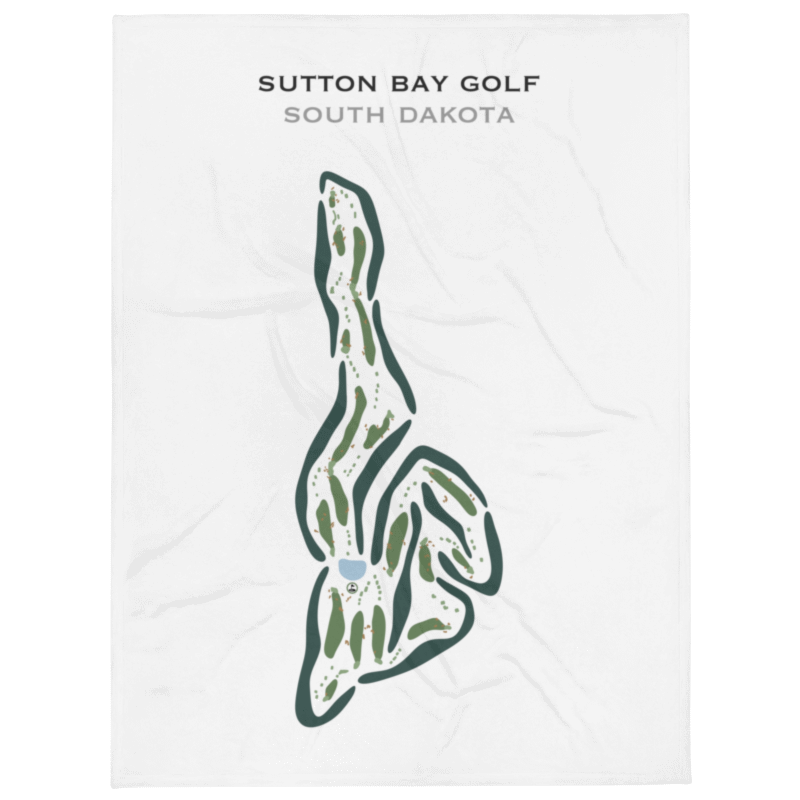 Sutton Bay Golf, South Dakota - Printed Golf Courses