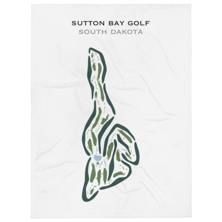 Sutton Bay Golf, South Dakota - Printed Golf Courses