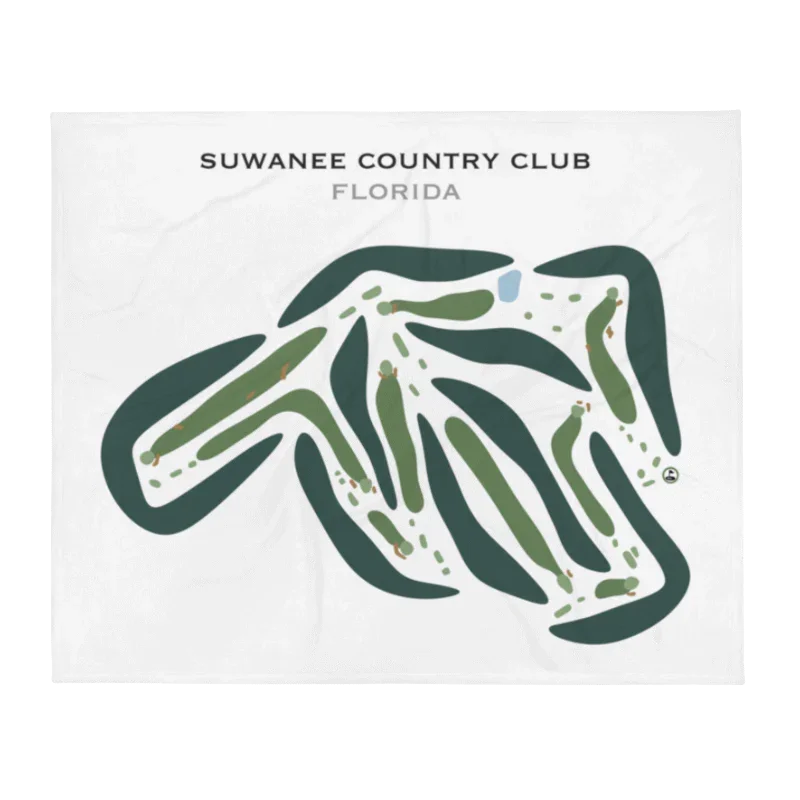 Suwannee Country Club, Florida - Printed Golf Course