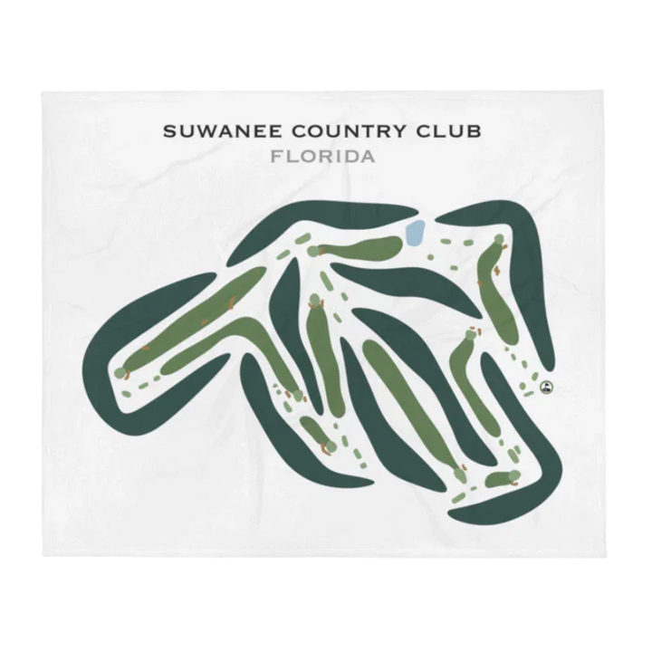 Suwannee Country Club, Florida - Printed Golf Course