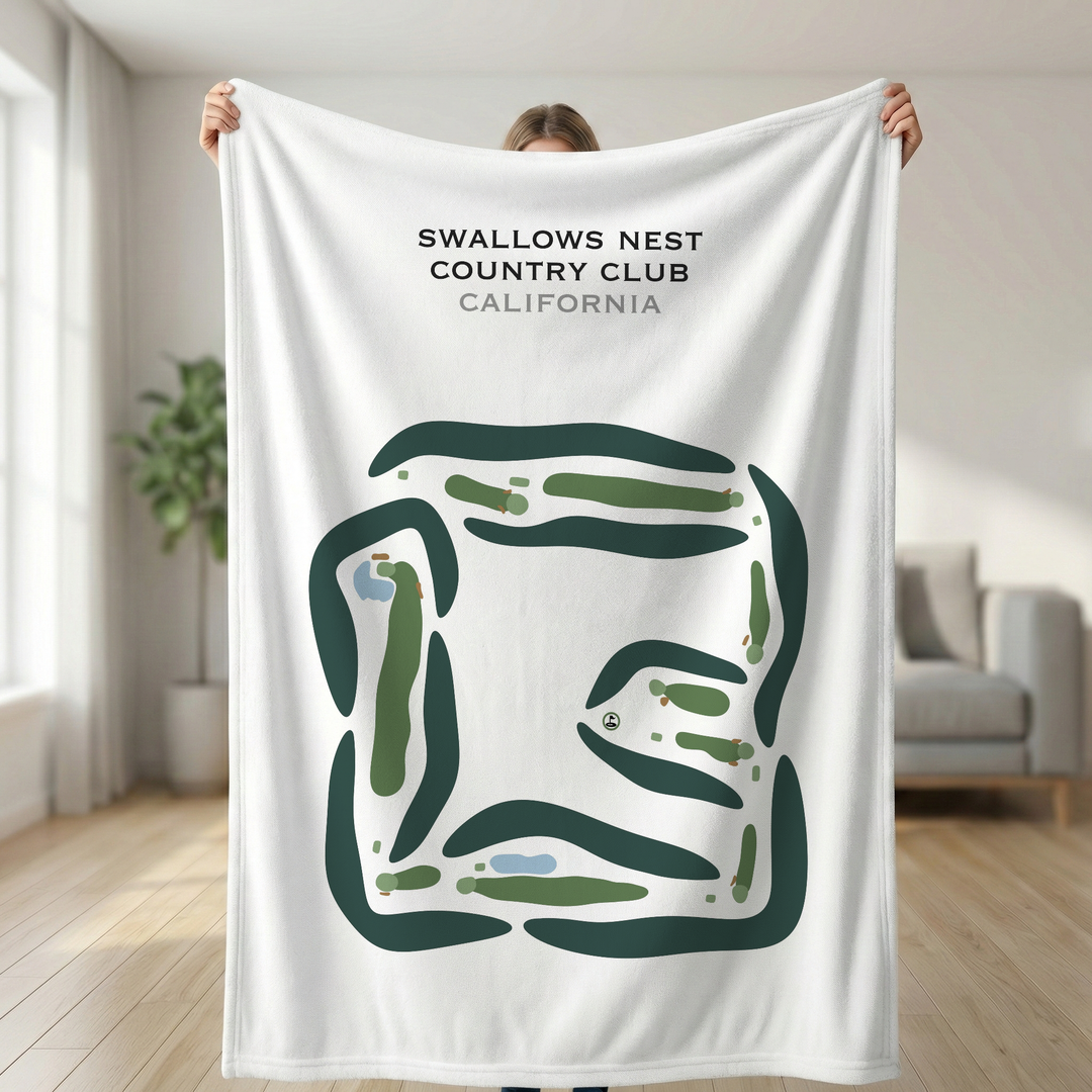 Swallows Nest Country Club, California - Printed Golf Courses