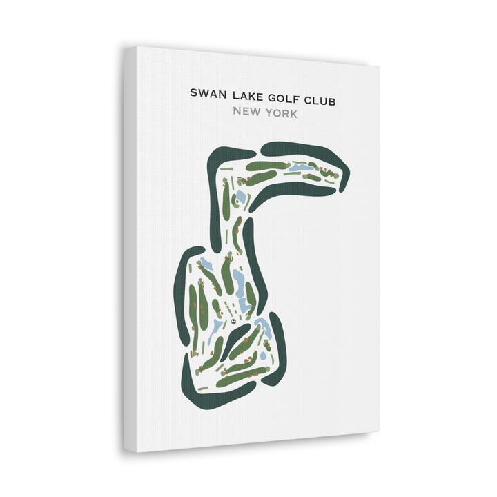 Swan Lake Golf Club, New York - Printed Golf Courses