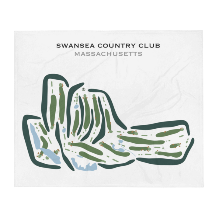 Swansea Country Club, Massachusetts - Printed Golf Courses