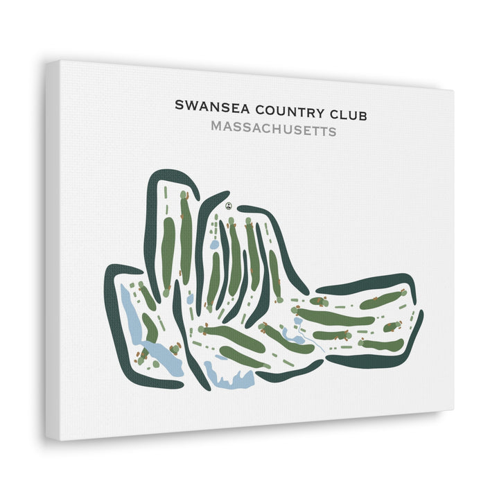 Swansea Country Club, Massachusetts - Printed Golf Courses