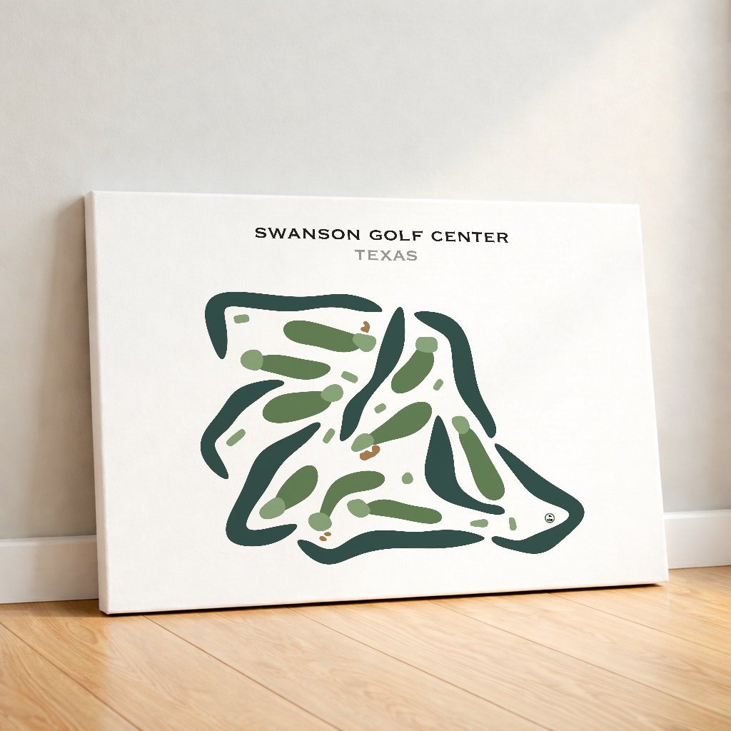 Swanson Golf Center, Texas - Printed Golf Courses
