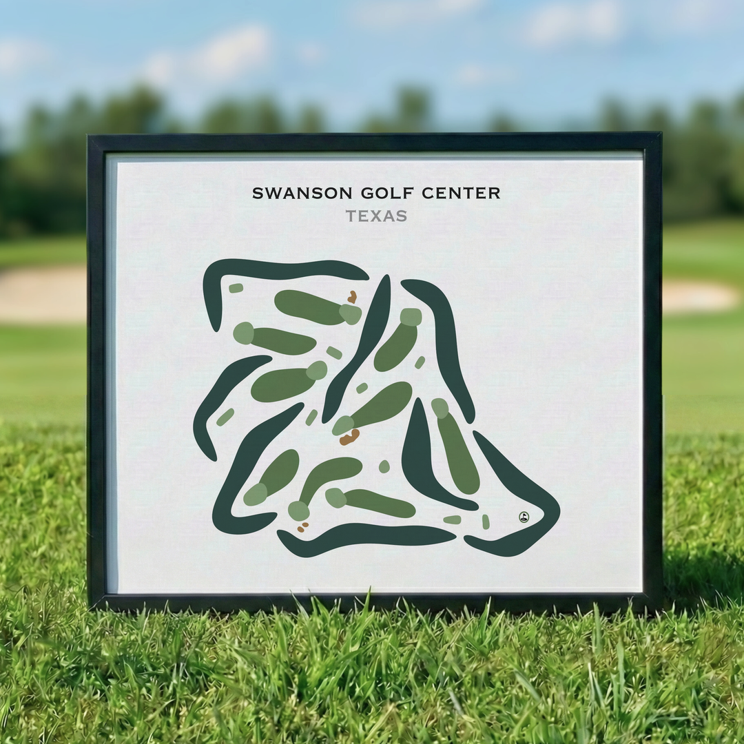 Swanson Golf Center, Texas - Printed Golf Courses