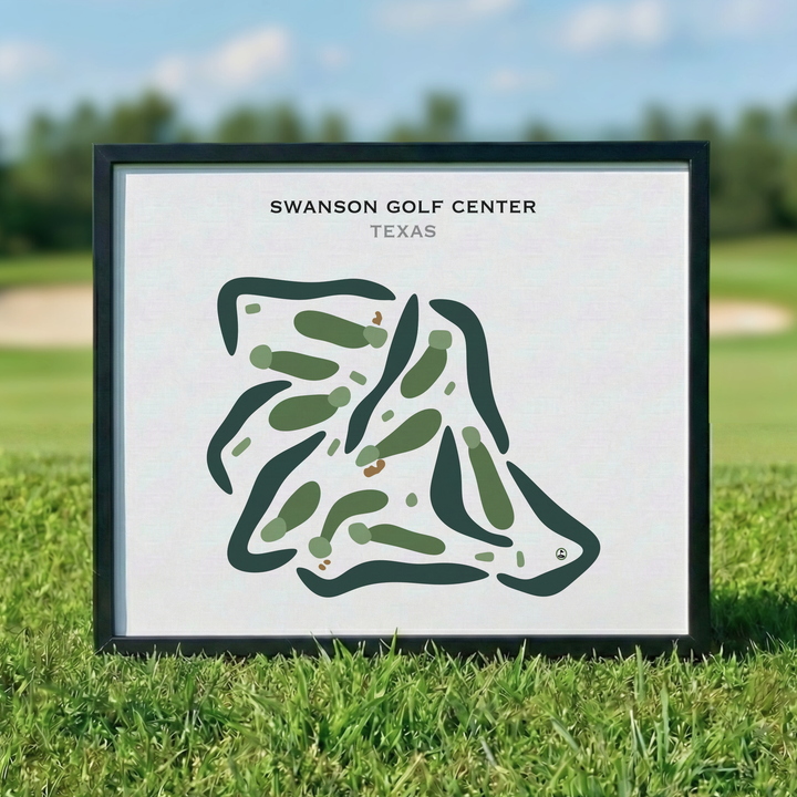Swanson Golf Center, Texas - Printed Golf Courses