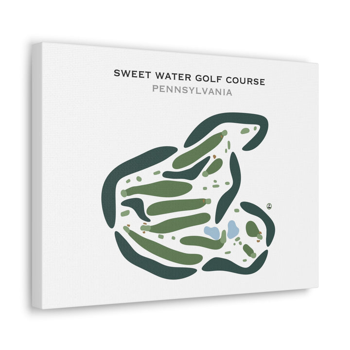 Sweet Water Golf Course, Pennsylvania - Printed Golf Courses