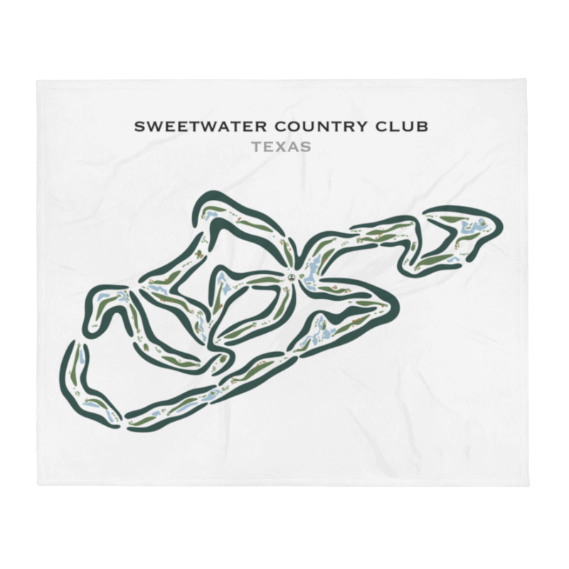 Sweetwater Country Club, Texas - Printed Golf Courses