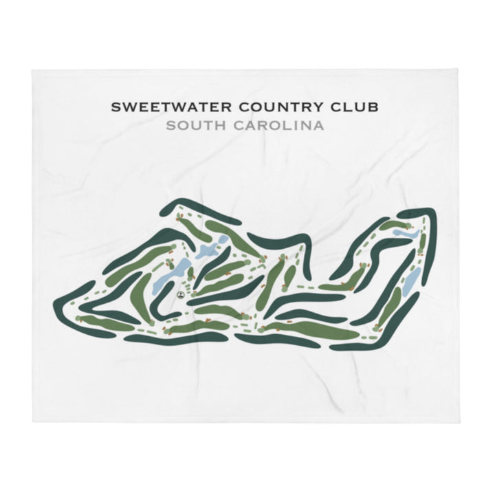 Sweetwater Country Club, South Carolina - Printed Golf Course