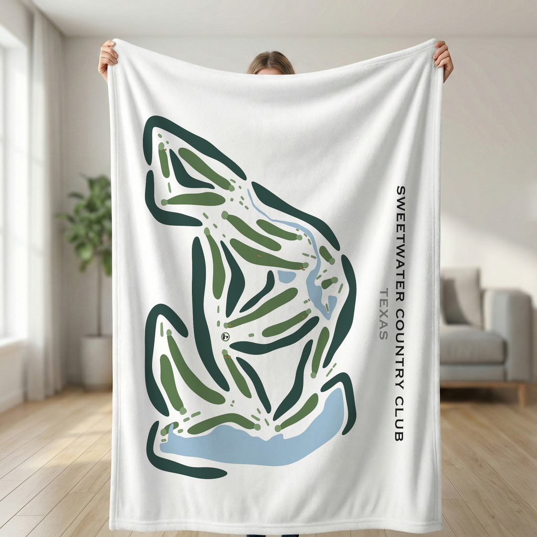 Sweetwater Country Club, Texas - Printed Golf Courses