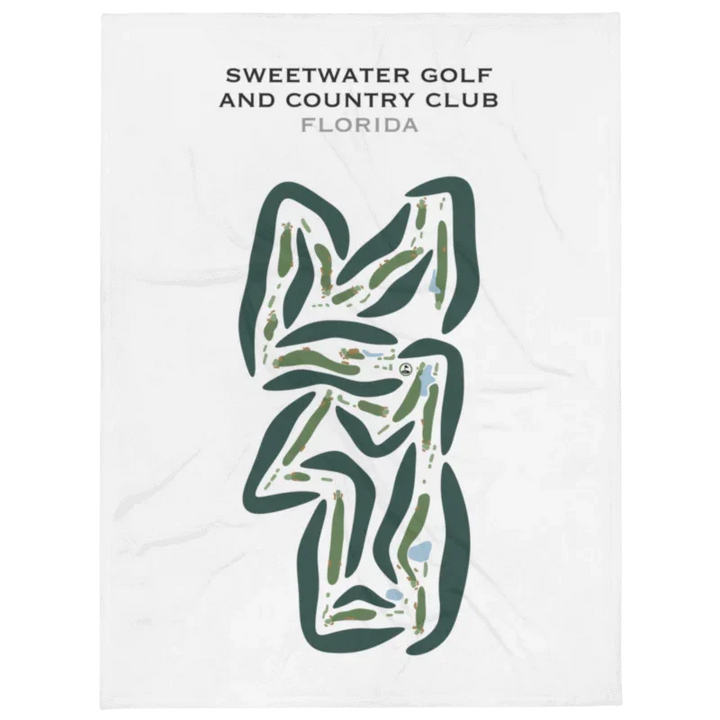 Sweetwater Golf & Country Club, Florida - Printed Golf Courses