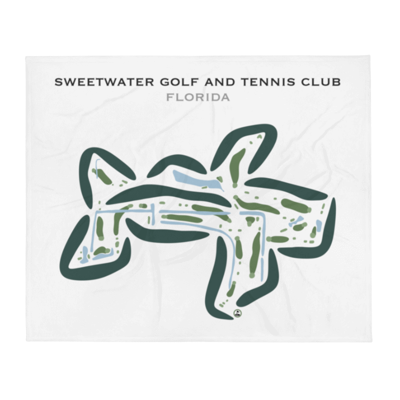 Sweetwater Golf & Tennis Club, Florida - Printed Golf Courses