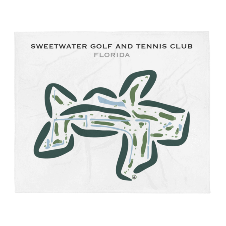 Sweetwater Golf & Tennis Club, Florida - Printed Golf Courses