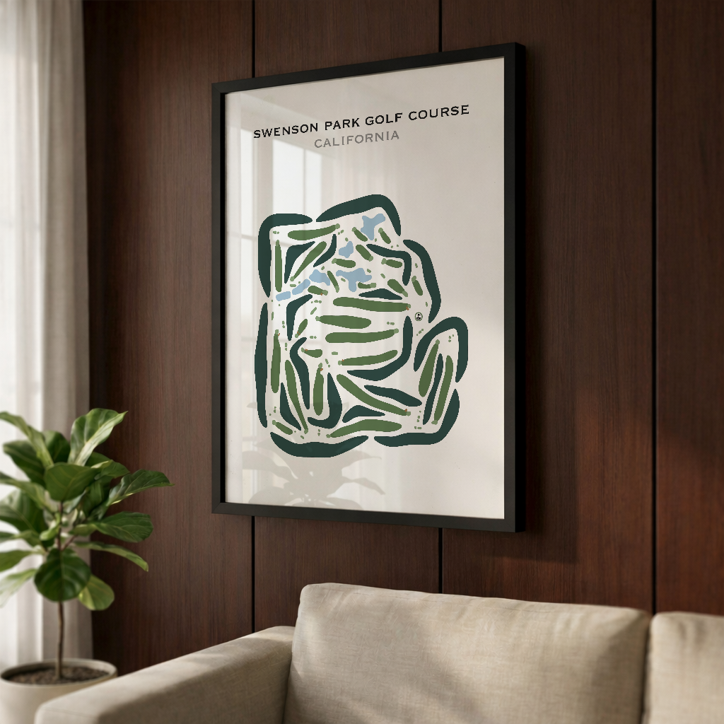 Swenson Park Golf Course, California - Printed Golf Courses