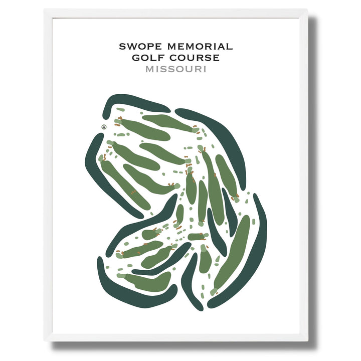 Swope Memorial Golf Course, Missouri - Printed Golf Courses