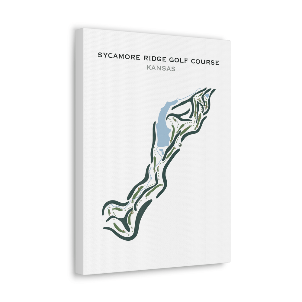 Sycamore Ridge Golf Course, Kansas - Printed Golf Courses - Golf Course Prints