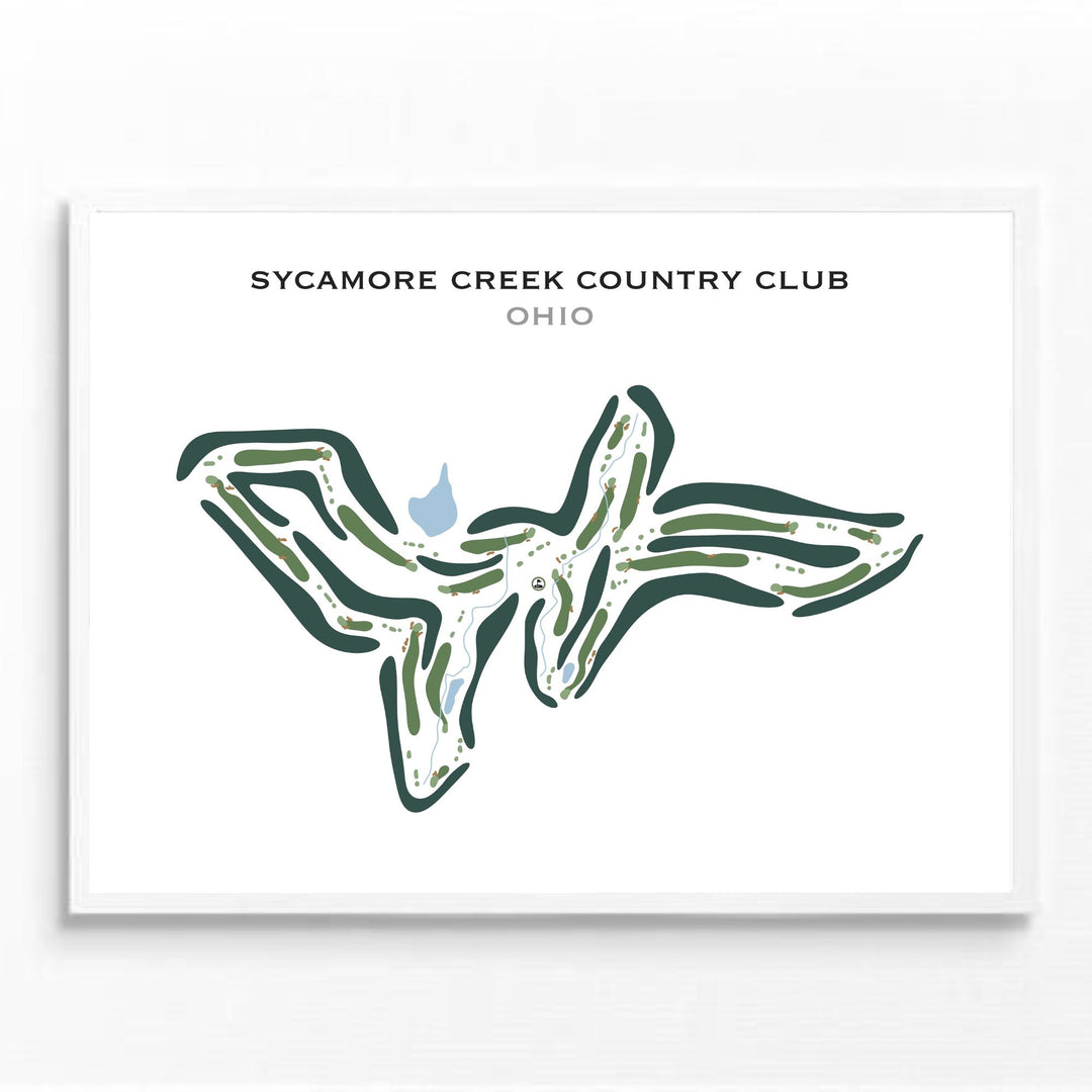 Sycamore Creek Country Club, Ohio - Printed Golf Courses