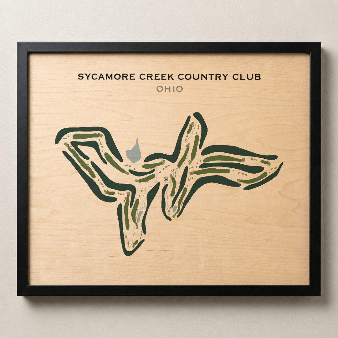 Sycamore Creek Country Club, Ohio - Printed Golf Courses