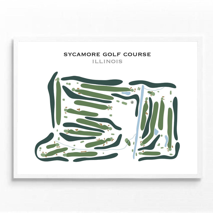 Sycamore Golf Course, Illinois - Golf Course Prints