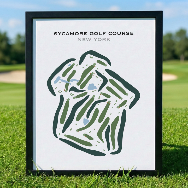 Sycamore Golf Course, New York - Printed Golf Courses