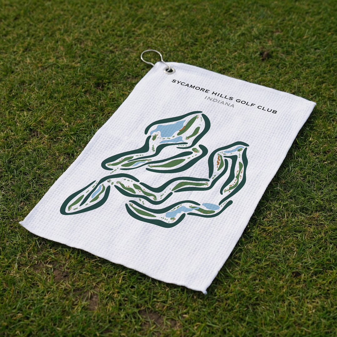 Sycamore Hills Golf Club, Indiana - Printed Golf Courses