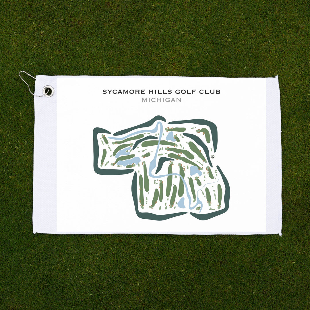 Sycamore Hills Golf Club, Michigan - Printed Golf Courses