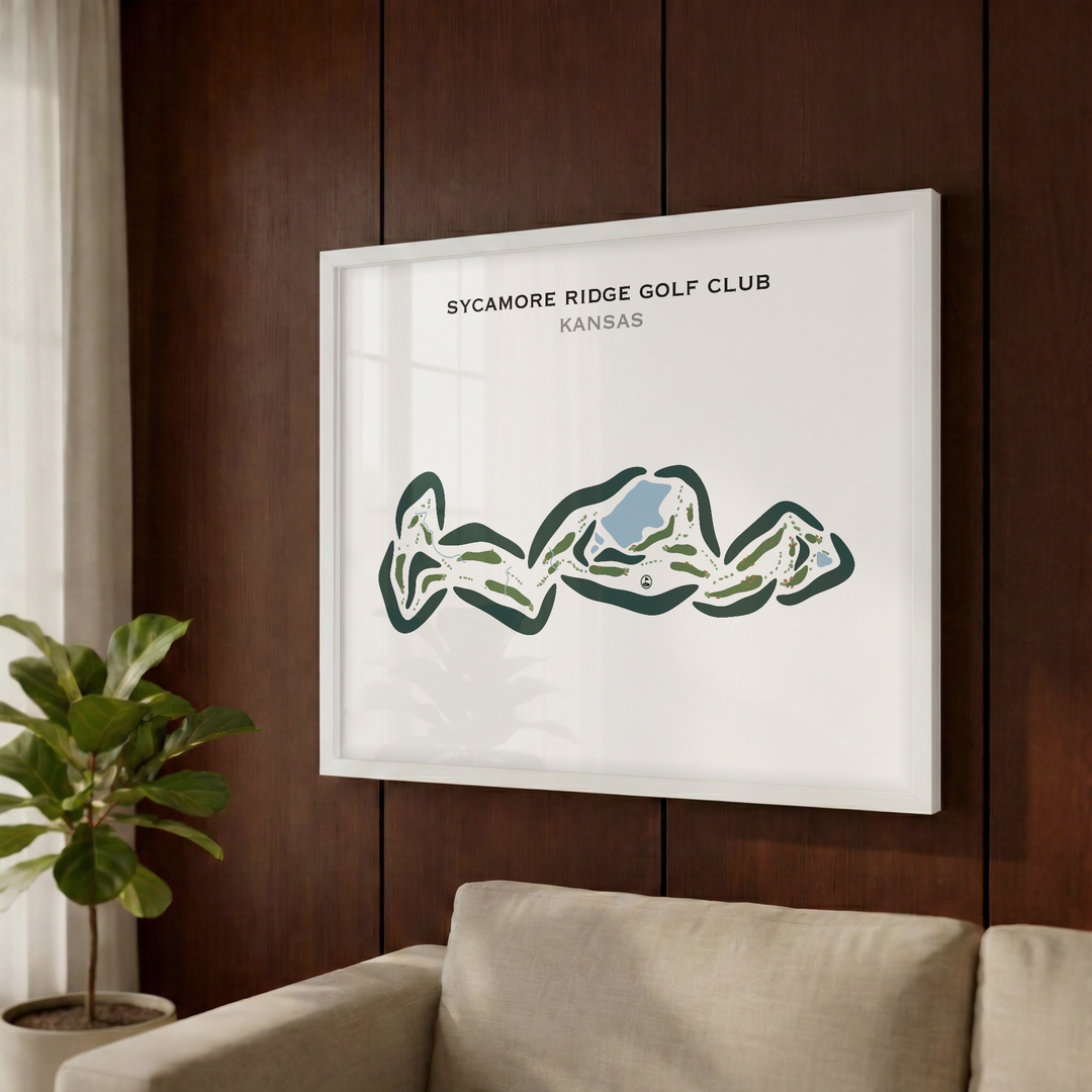 Sycamore Ridge Golf Club, Kansas - Printed Golf Courses